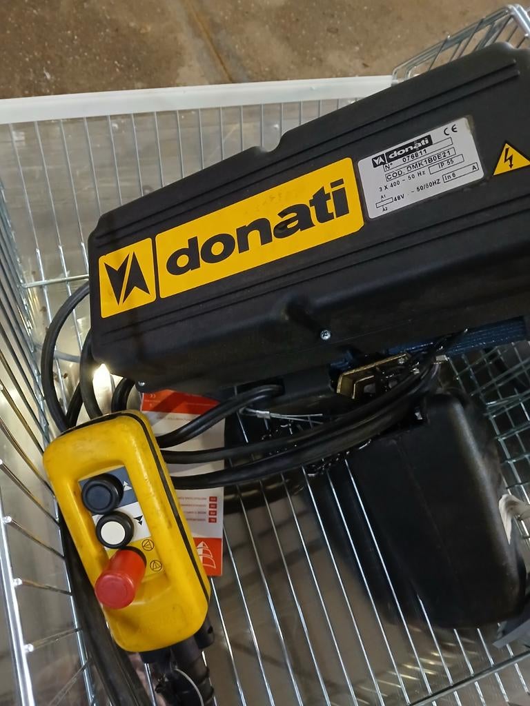 Donati ketting takel, Ophalen, Zo goed als nieuw