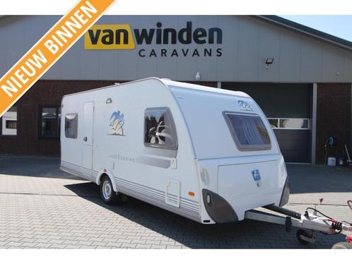 Knaus Sudwind 500 FU Mover-Voortent-Fransbed, Caravans en Kamperen, Caravans, Bedrijf, tot en met 4, 1000 - 1250 kg, Rondzit, Knaus