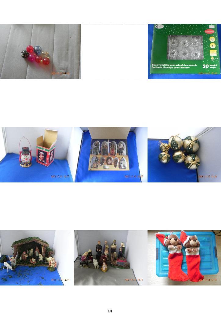 Vintage kerst versieringen, Diversen, Kerst, Gebruikt, Ophalen of Verzenden