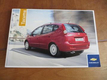 Instructieboek Chevrolet Tacuma 2006, zeer mooi! beschikbaar voor biedingen