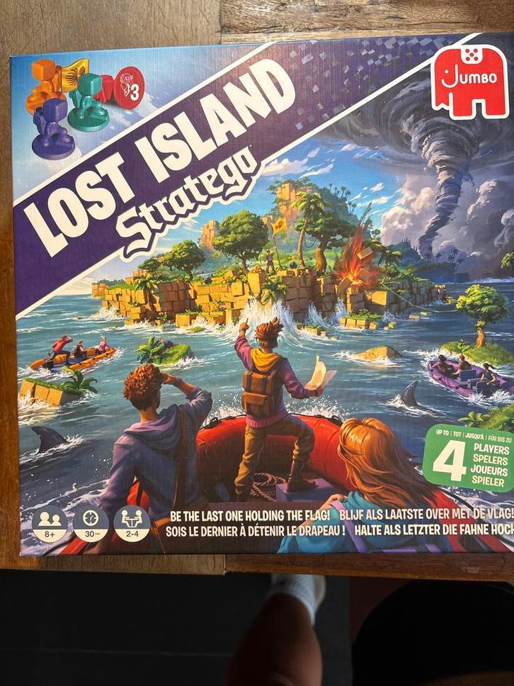 Stratego Lost Island - Bordspel, Hobby en Vrije tijd, Gezelschapsspellen | Bordspellen, Zo goed als nieuw, Drie of vier spelers