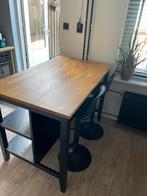 Keukenbar met krukken, Ophalen of Verzenden, Gebruikt