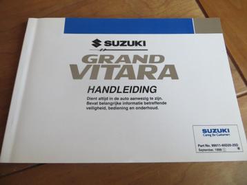 Instructieboek Suzuki Grand Vitara 1998, zeer mooi! beschikbaar voor biedingen