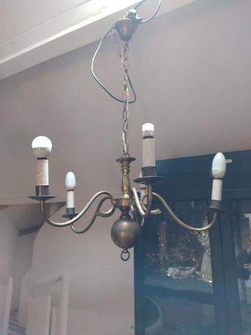 koperen kroonluchter messing kroon luchter hanglamp beschikbaar voor biedingen