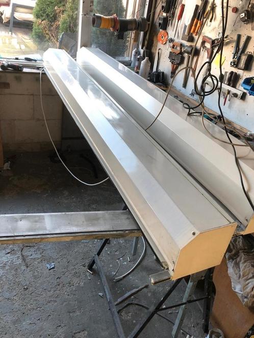 Z.G.A.N elektrische witte rolluiken verschillende maten, Doe-het-zelf en Verbouw, Rolluiken, Gebruikt, Wit, Ophalen