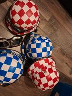 Carnaval s helmen 4 helmen , 3x bril, nieuwstaat, Ophalen of Verzenden, Zo goed als nieuw, Carnaval