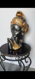 Vintage Balinese buste van een vrouw in de Trerchikoff-stijl, Antiek en Kunst, Antiek | Keramiek en Aardewerk, Ophalen