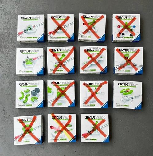 Gravitrax 15 extension sets €5,- per stuk, Kinderen en Baby's, Speelgoed | Educatief en Creatief, Zo goed als nieuw, Ophalen of Verzenden