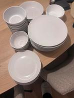 Wit servies van ikea, Ophalen, Gebruikt, Effen, Porselein