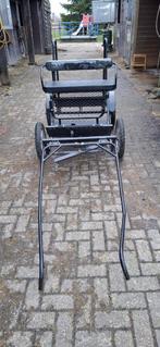 Te koop,zwart pony menwagen met rem, Ophalen of Verzenden, Gebruikt, Overige soorten