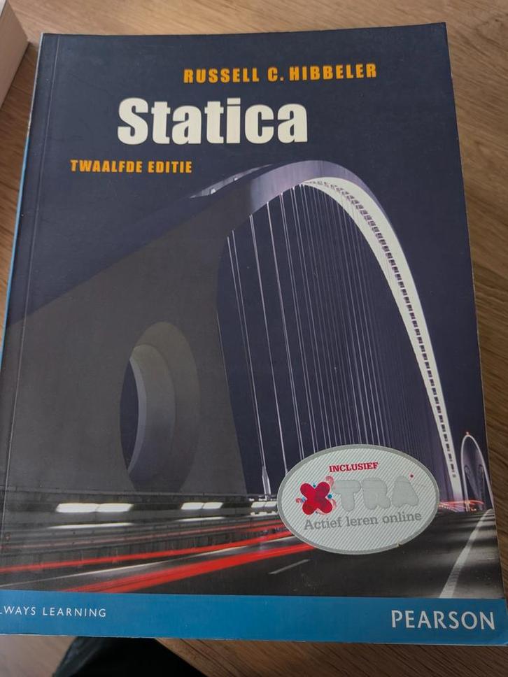 Statica - Russell C. Hibbeler (12e editie), Boeken, Studieboeken en Cursussen, Zo goed als nieuw, HBO, Beta, Ophalen of Verzenden