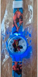 Spiderman horloge met verlichting NIEUW, Sieraden, Tassen en Uiterlijk, Horloges | Kinderen, Ophalen of Verzenden, Nieuw, Blauw