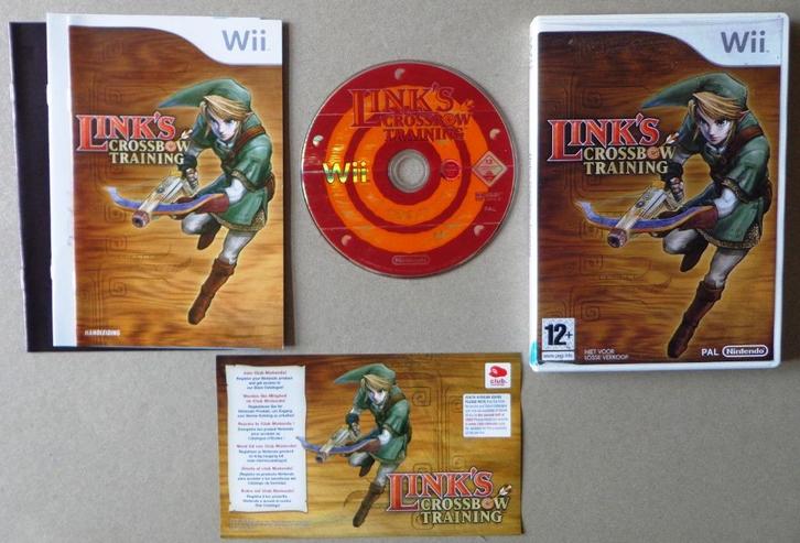 Link's Crossbow Training + VIP voor de Nintendo Wii Compleet, Spelcomputers en Games, Games | Nintendo Wii, Zo goed als nieuw
