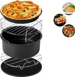 Airfryer Accessoire Set Ø20 cm – 8-delig – Gratis Verzending, Verzenden, Nieuw
