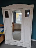 Antieke opbergkast - massief hout breed 130 cm, Antiek en Kunst, Ophalen