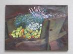 Schilderij van NvR. Stilleven, Antiek en Kunst, Kunst | Schilderijen | Klassiek, Ophalen of Verzenden