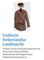 Militair uniform, Verzamelen, Militaria | Algemeen, Nederland, Ophalen of Verzenden, Landmacht, Kleding of Schoenen