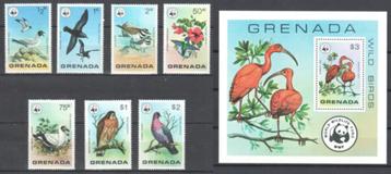 Complete WWF set postzegels Grenada jaar 1978 beschikbaar voor biedingen