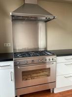 Smeg 5 pits gasfornuis met hete lucht oven, Witgoed en Apparatuur, Fornuizen, Ophalen, Gebruikt, Hete lucht, 60 cm of meer
