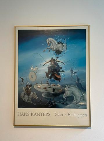 Hans kanters - ingelijste poster - surrealisme / fantasy beschikbaar voor biedingen