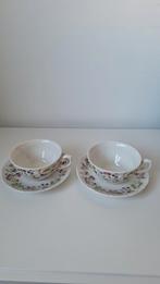 Pontesa Spanje Kopjes en Schotels - Set van 2, Ophalen of Verzenden, Zo goed als nieuw, Overige stijlen, Kop(pen) en/of Schotel(s)