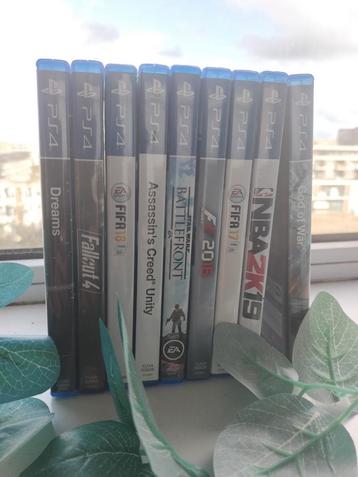 PS4 Games Collectie - 9 Stuks beschikbaar voor biedingen