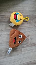 Emoji knuffel poepje en lachend, Ophalen of Verzenden, Zo goed als nieuw, Overige typen