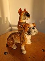 Porseleinen hondenbeeldje, Engelse Bulldog, Ophalen of Verzenden, Zo goed als nieuw, Dier