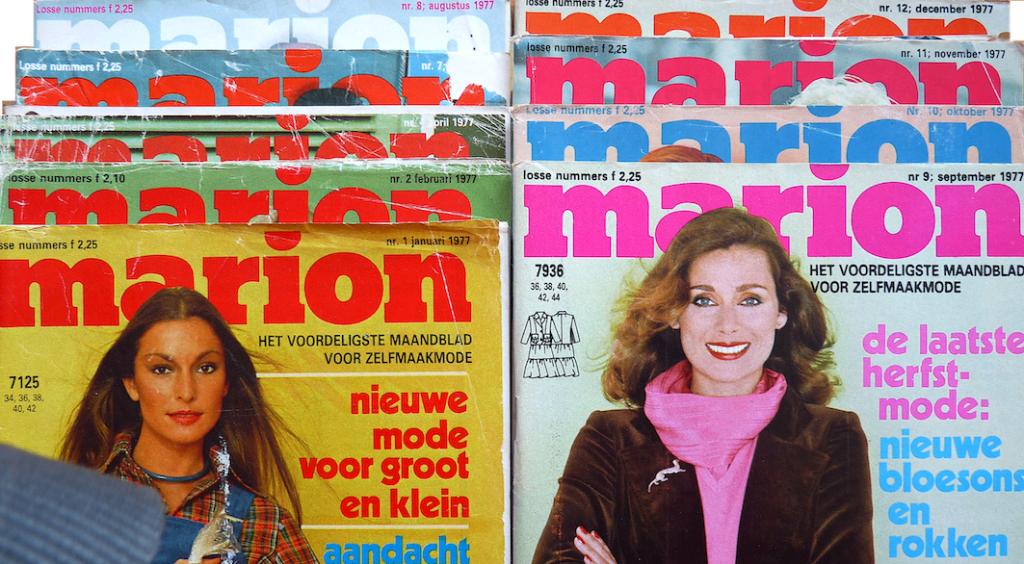 9 x marion uit 1977 1,2,4,7,8,9,10,11,12 alles is compleet, Ophalen, Marion, Vrouw, Overige typen