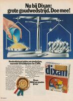 Retro reclame 1978 Dixan wasmiddel grote goudwedstrijd, Verzenden, Overige typen