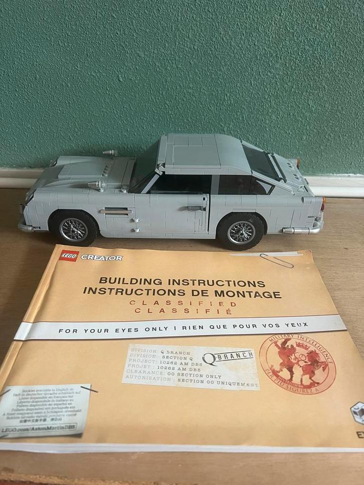 Lego Aston Martin DB5 James Bond - Compleet met boekje!, Kinderen en Baby's, Speelgoed | Duplo en Lego, Zo goed als nieuw, Lego