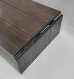 Vintage Leolux salontafel brutalist Harry de Groot tafel, Ophalen, Gebruikt, 150 tot 200 cm, .