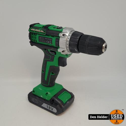 Hofftech 011615 18V Accuboormachine - In Nette Staat, Doe-het-zelf en Verbouw, Gereedschap | Boormachines, Zo goed als nieuw