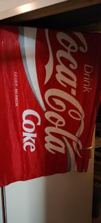 Coca-Cola Reclame Banner, Ophalen of Verzenden, Gebruikt, Reclamebord