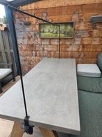 Tuintafel composiet, Tuin en Terras, Tuintafels, Ophalen, Gebruikt, Rechthoekig