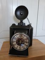 Industriële klok, Huis en Inrichting, Woonaccessoires | Klokken, Ophalen of Verzenden, Nieuw, Analoog, Wekker of Tafelklok