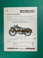Motobécane Motorcycle Advertentie 1934 FRA/NL (Origineel), Ophalen of Verzenden, 1920 tot 1940, Knipsel(s)