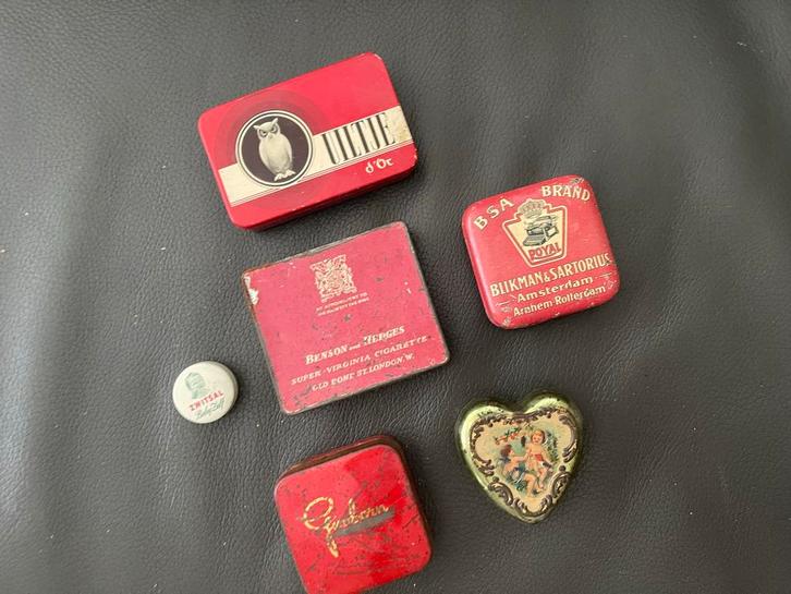 Vintage Blikken Doosjes - Collectie, Verzamelen, Blikken, Gebruikt, Overige, Overige merken, Ophalen of Verzenden