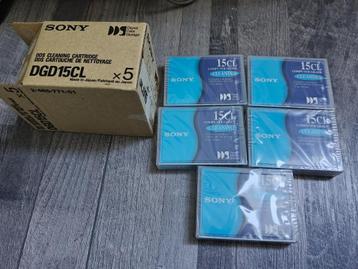 5x Cleaning tape DAT DGD15CL. Nieuw in seal. beschikbaar voor biedingen