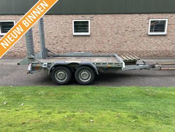 Machinetransporter oprijwagen aanhanger aanhangwagen 3500 kg beschikbaar voor biedingen
