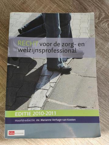 Recht voor de zorg- en welzijnsprofessional