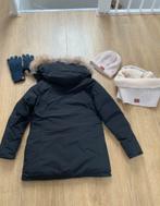 Set Woolrich jas xs wanten sjaal en muts, Kleding | Dames, Zwart, Ophalen of Verzenden, Zo goed als nieuw, Woolrich