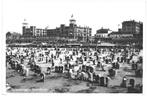 962797	Scheveningen	Strand	1941	Postzegel afgeweekt, Verzamelen, Ansichtkaarten | Nederland, 1940 tot 1960, Zuid-Holland, Ophalen of Verzenden