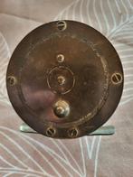 Messing antieke vis reel/molen, Ophalen of Verzenden, Zo goed als nieuw, Molen
