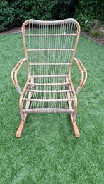 Rotan Schommelstoel - Vintage Stijl, Ophalen, Riet of Rotan, Gebruikt, Vintage