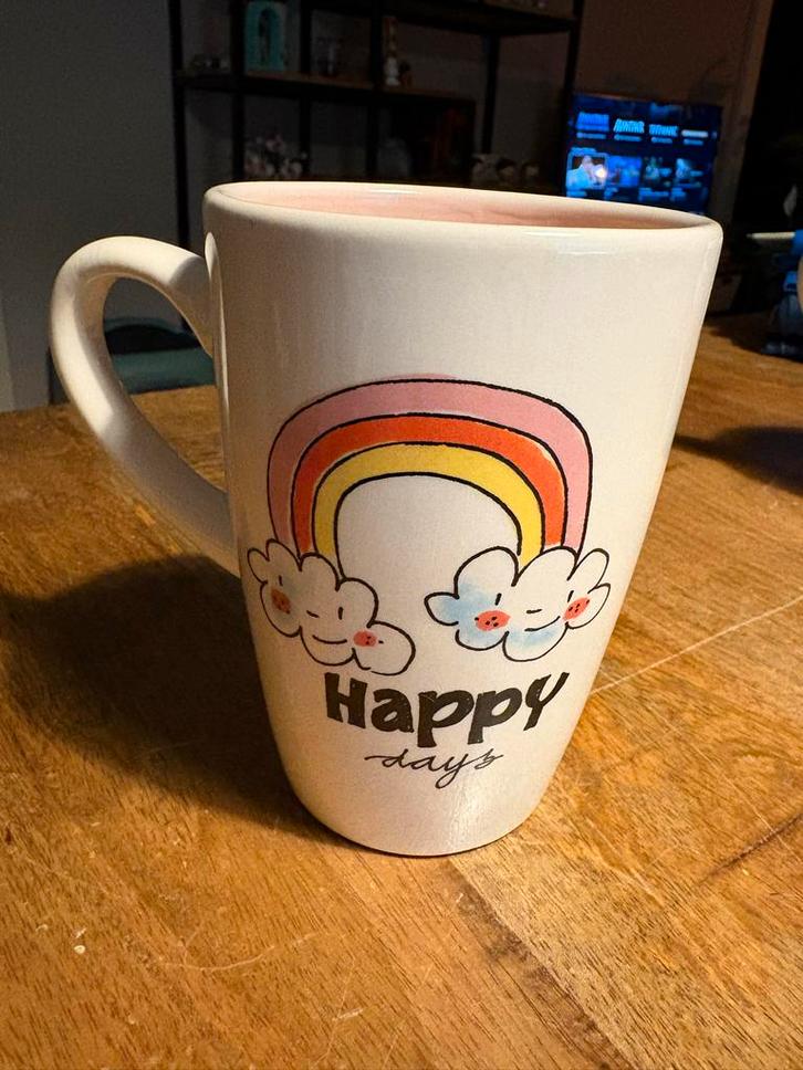 Blondelicious XL Beker - Happy Days & Tough Cookie, Huis en Inrichting, Keuken | Servies, Zo goed als nieuw, Kop(pen) en/of Schotel(s)