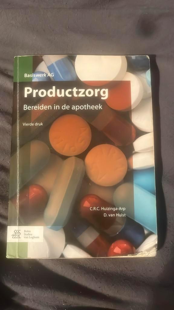 Productzorg Bereiden in de apotheek vierde druk basiswerk AG, Boeken, Wetenschap, Zo goed als nieuw, Sociale wetenschap, Ophalen of Verzenden