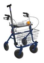 Thuansne Quatro Rollator, Diversen, Rollators, Ophalen, Opvouwbaar, Zo goed als nieuw