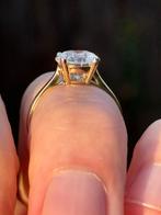 Nieuwe gouden (trouw) ring met diamant van 3.00 caraat!!, Nieuw, Ophalen of Verzenden, 17 tot 18, Met edelsteen
