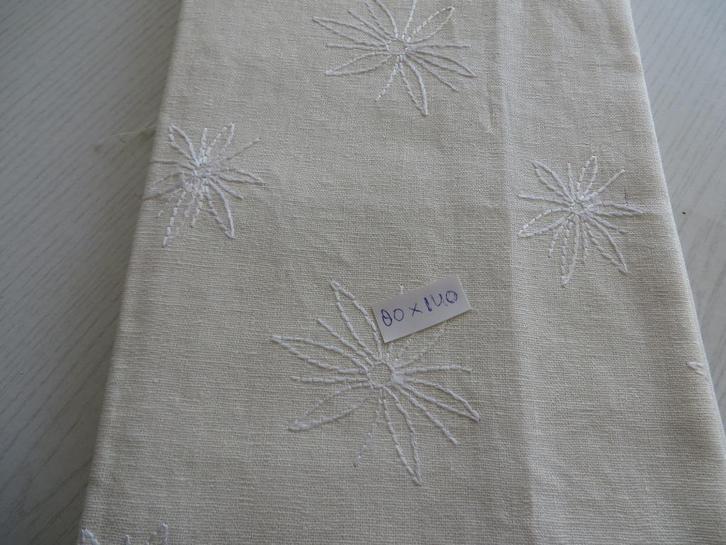 linnen, Hobby en Vrije tijd, Stoffen en Lappen, Nieuw, Linnen, 120 cm of meer, 30 tot 200 cm, Beige, Ophalen of Verzenden